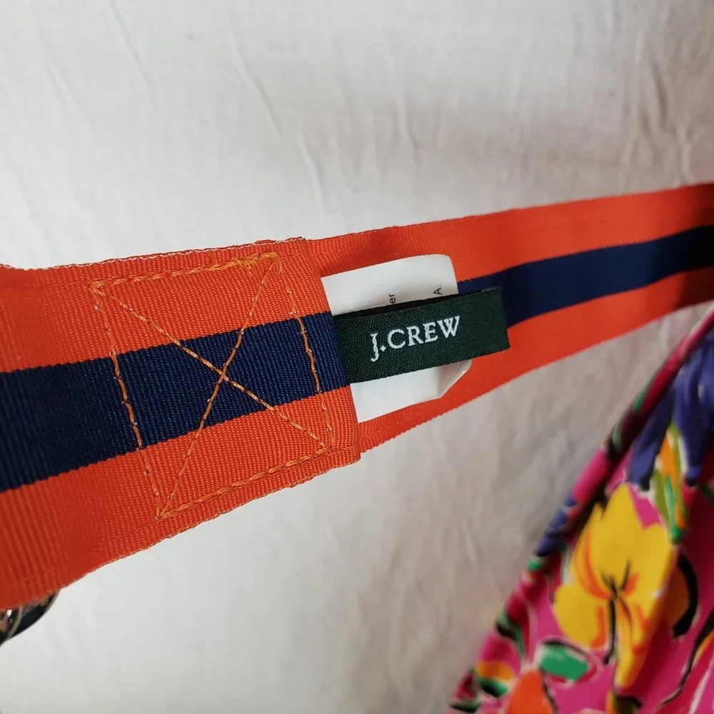 Vintage Tulip Dress Colorful Abstract Floral Print Halter Knee Length Belt sz 8 - Picture 12 of 16